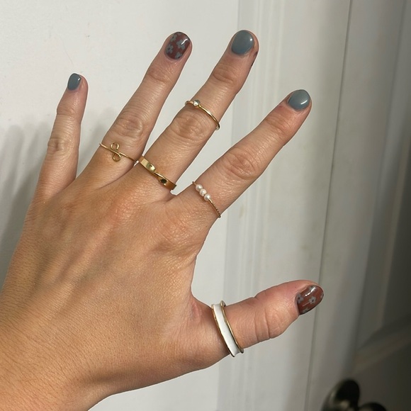 Bohemian Gold Ring Set 💛 Lot 13 - Picture 3 of 4